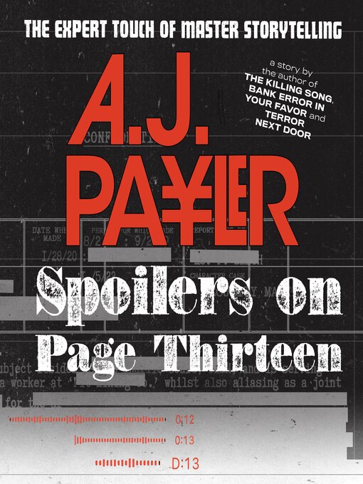 Title details for Spoilers on Page Thirteen by A. J. Payler - Wait list